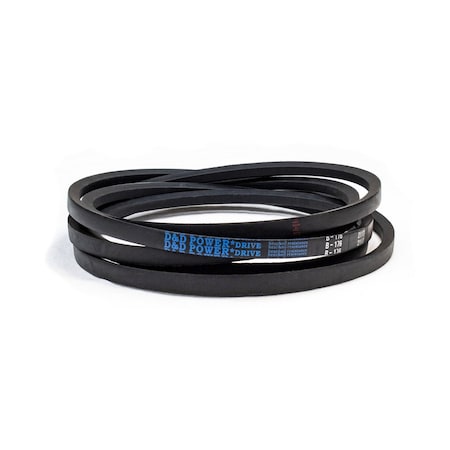 D&D B176 Classical V-Belt, 179 in Outside Length, 21/32 in Top Width, 1 Ribs B176
